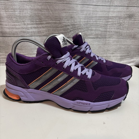 Adidas Women 8 Purple Aktiv Against‎ Cancer Adiprene Running Sneakers Marathon - Picture 1 of 13